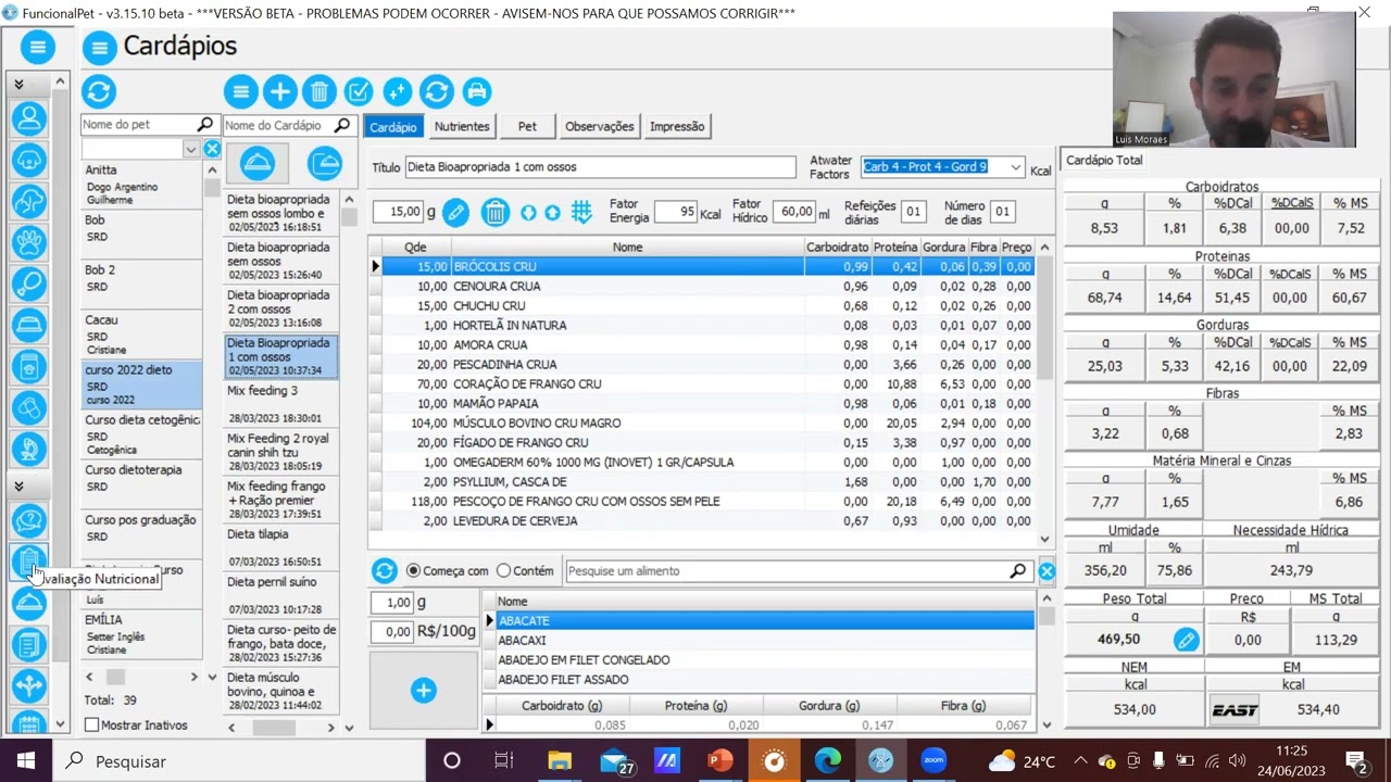 #1 Funcional Pet -  Funções Gerais do sistema