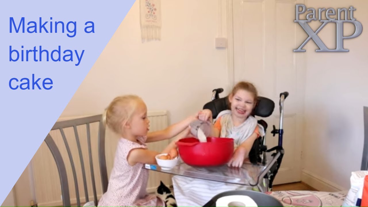 We're making Elin's birthday cake