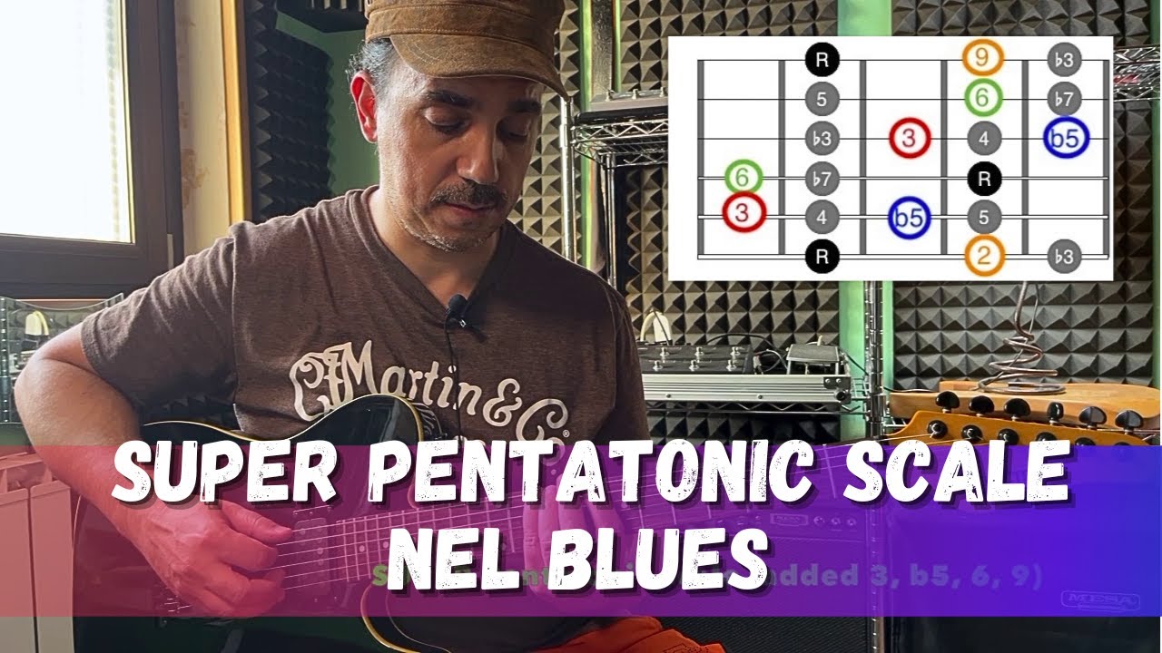 Scale pentatoniche maggiori e minori nel Blues - Super Pentatonica
