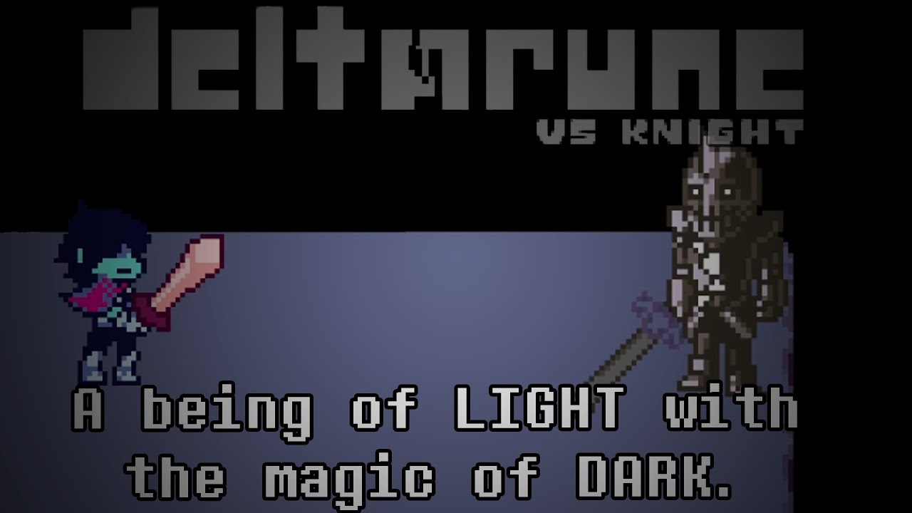 Рычащий Рыцарь ДО 3-й главы! DELTARUNE: Против Рыцаря