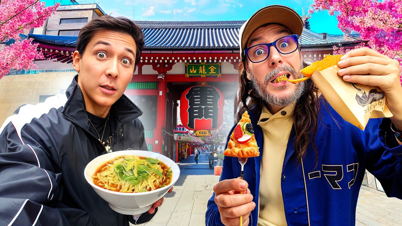 On teste les MEILLEURS restaurants de Asakusa (la galette bretonne c'est une folie)