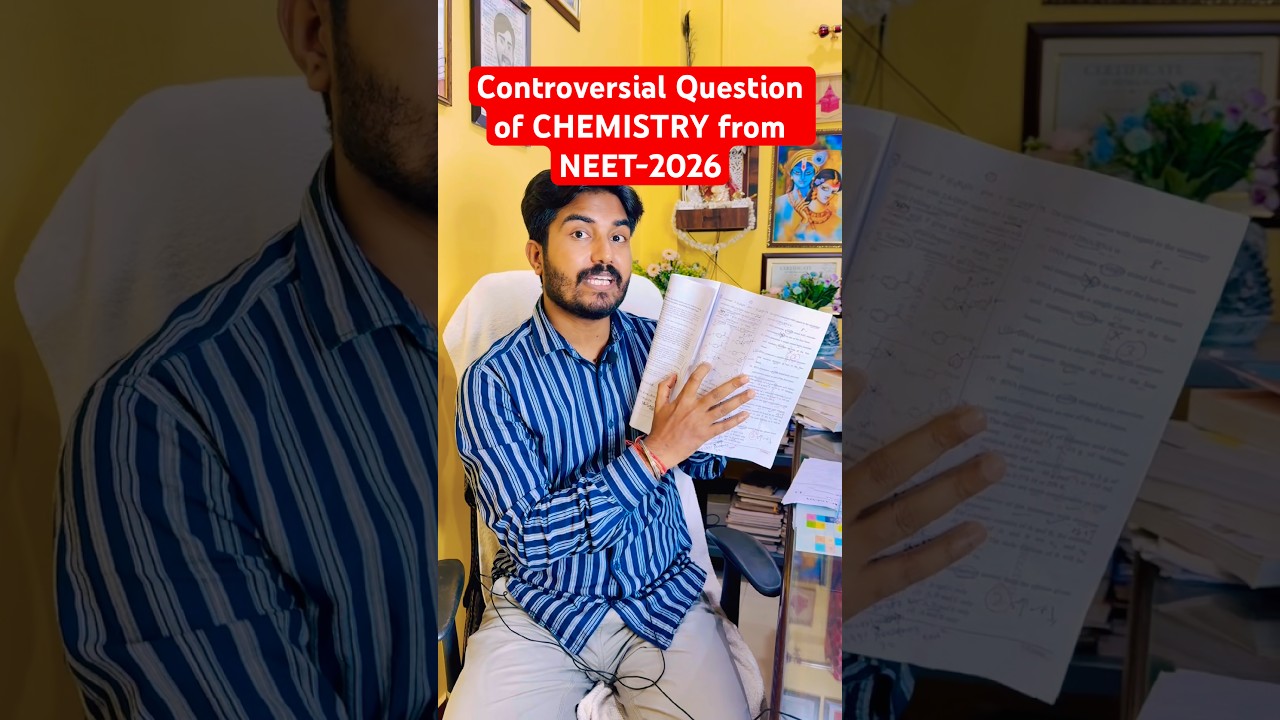 Controversial Question of CHEMISTRY NEET-2026 #chemistry #neet2026 #neet #organicchemistry #GT