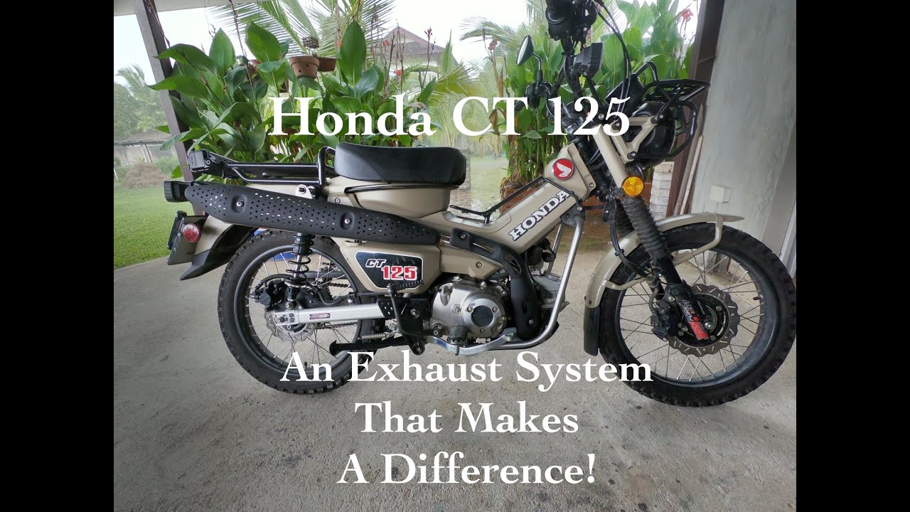 Honda CT 125     An Exhaust System That Makes A Difference