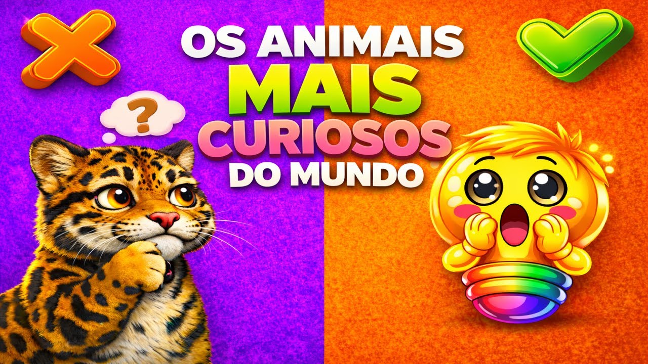 OS ANIMAIS MAIS CURIOSOS DO MUNDO