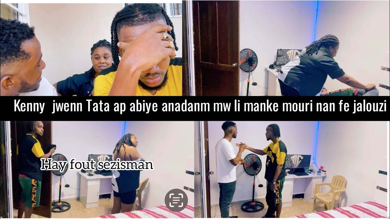Kenny kenbe Tata andan chanm ap abiye..goumen mete pye...Prank