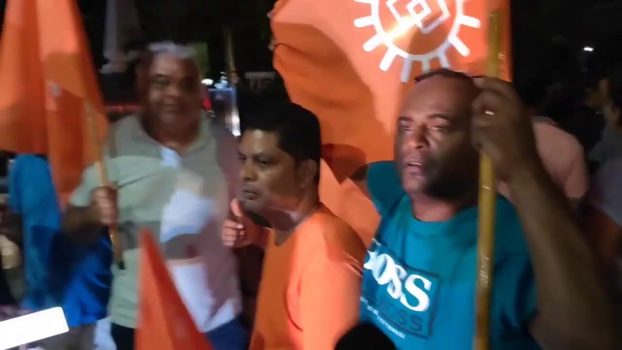 Comparution de Pravind Jugnauth devant la Cour et des trois personnes arrêtées
