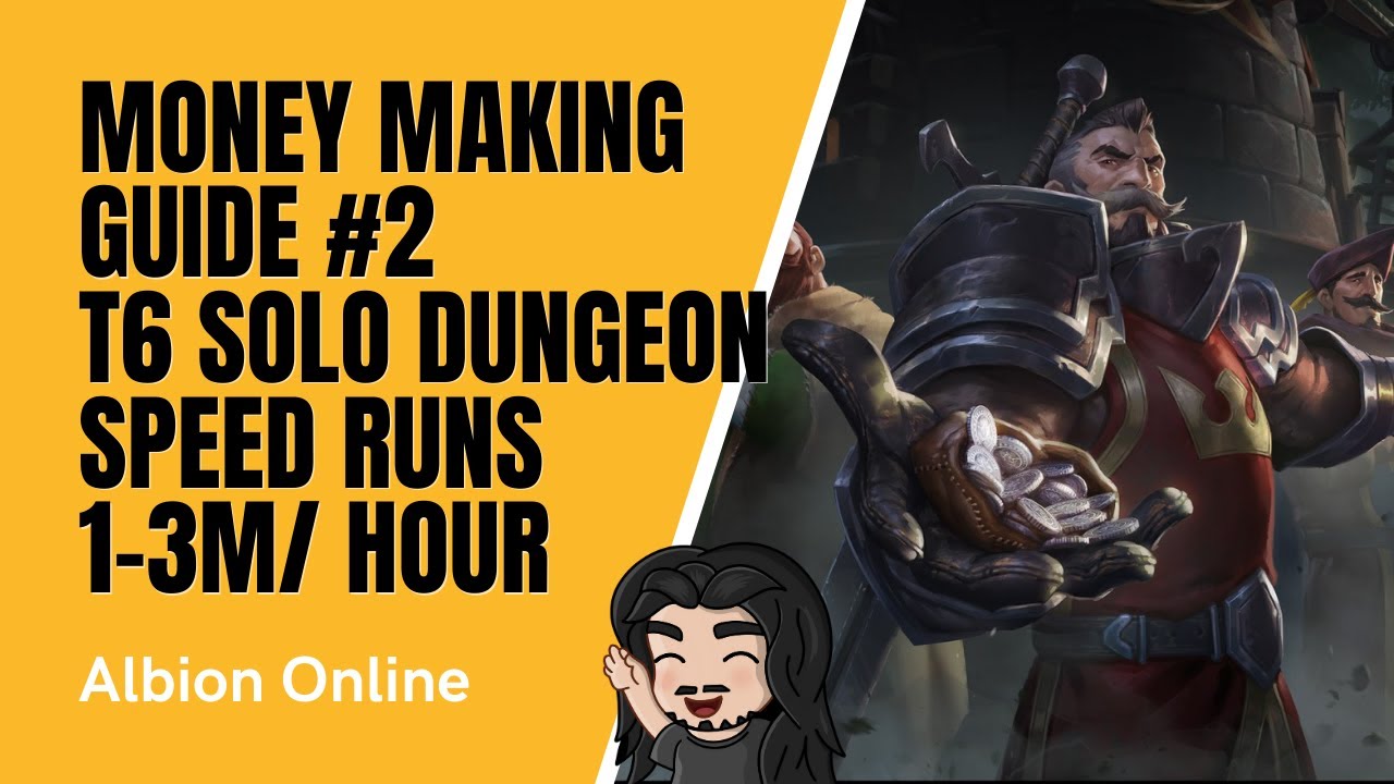 Albion Online: Money Making Guide #2 | Black Zone Solo Dungeon Speed Runs | 1m-3m/ Hour Profit