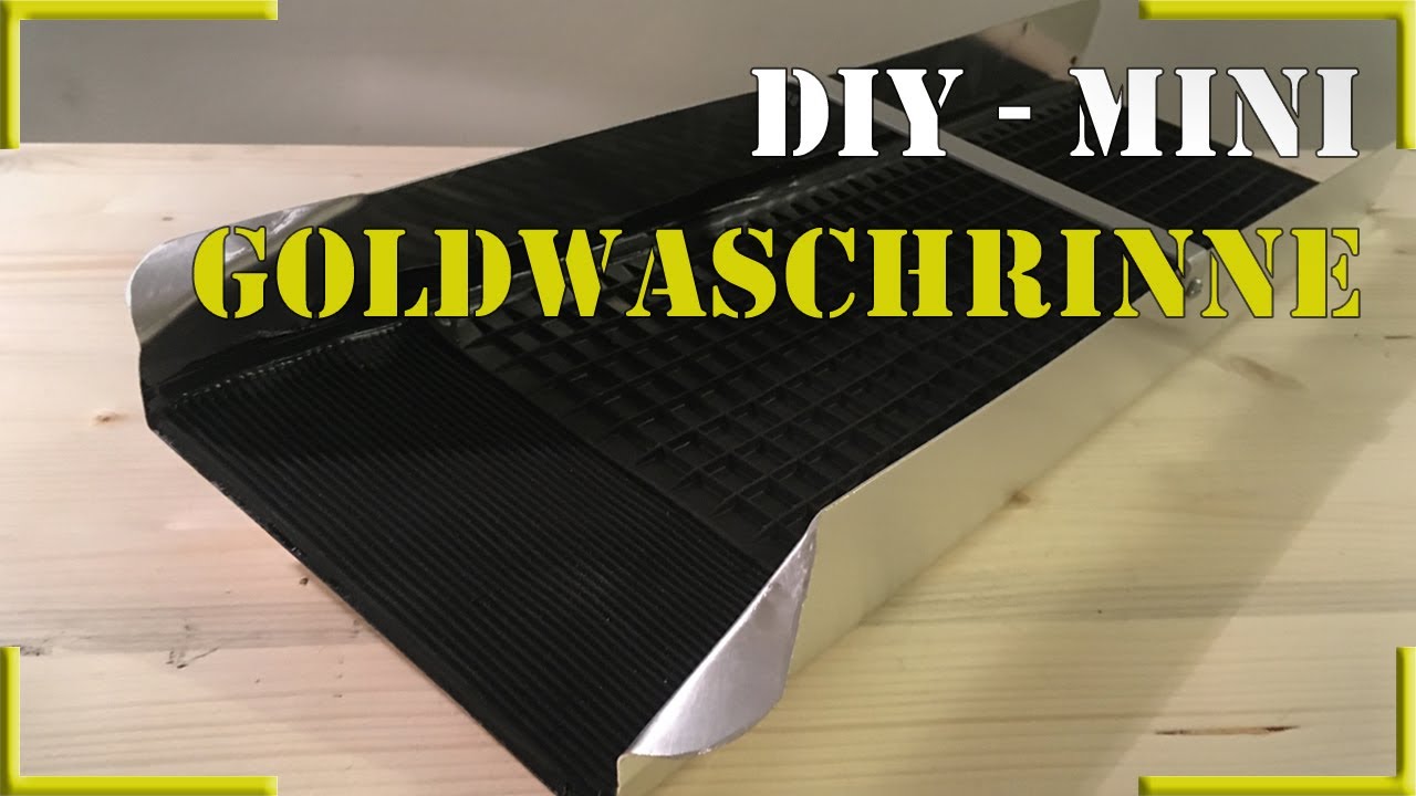Goldwaschen [8] - Rucksack Goldwaschrinne Selber Bauen