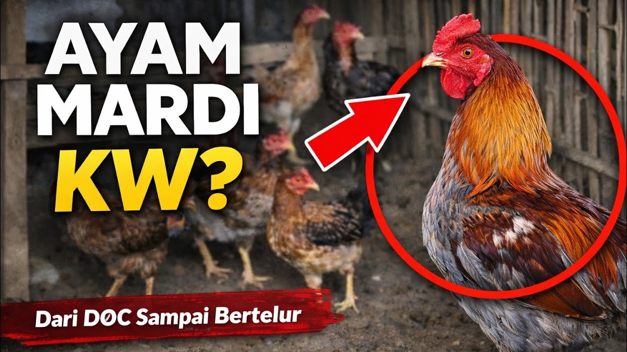 Ayam Mardi 8 Bulan: Kenapa Tidak Cepat Besar? Ini Pengalaman Saya dari DOC