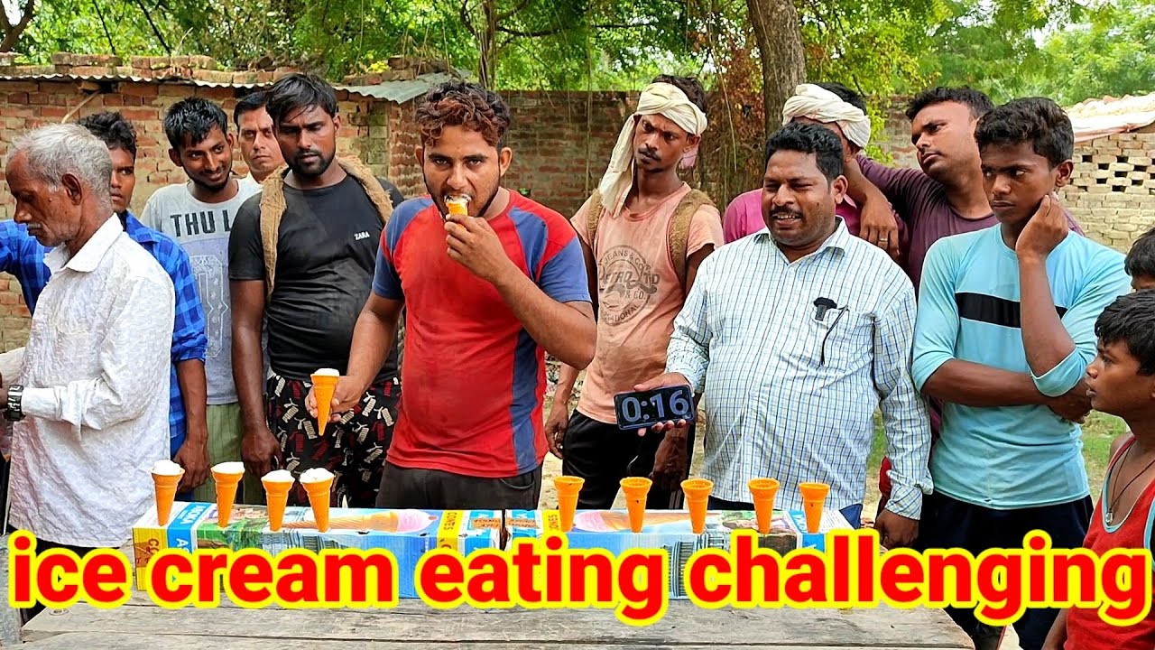 1 minut Mein unlimited icecream Khao unlimited Inam le jao. 🍦🍦🍦आइसक्रीम ईटिंग चैलेंजिंग वीडियो