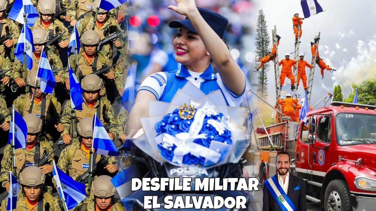 IMPRESIONANTE DESFILE MILITAR EL SALVADOR 2024 🇸🇻