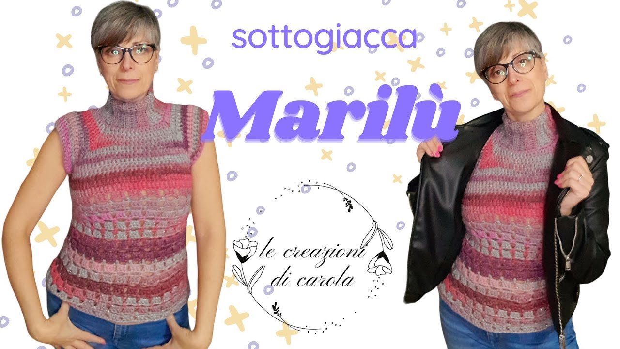 TUTORIAL:  sottogiacca  ad uncinetto 