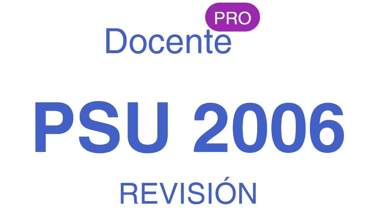 Resolución PSU 2006