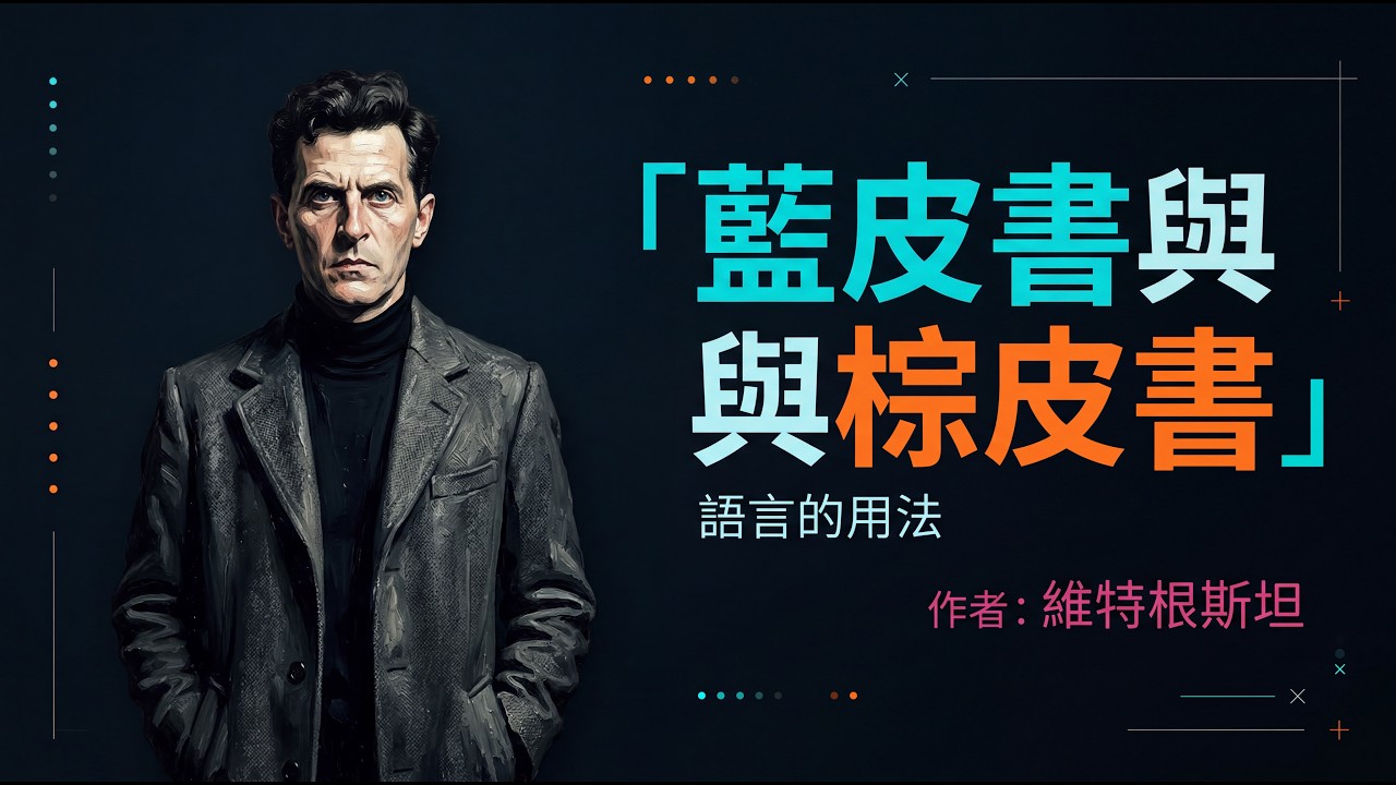 維根斯坦《藍皮書與棕皮書》思維誤區丨為何哲學困惑常來自語言誤用