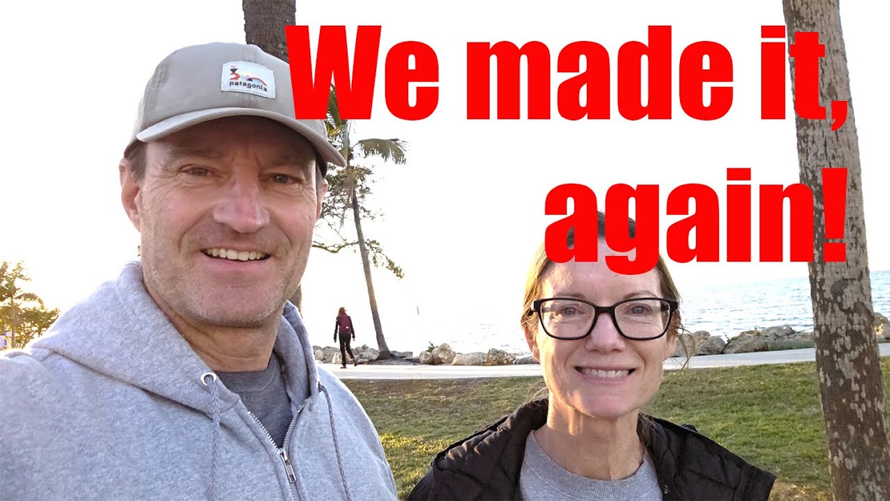 We made it to Florida again, but it is so cold it snowed!