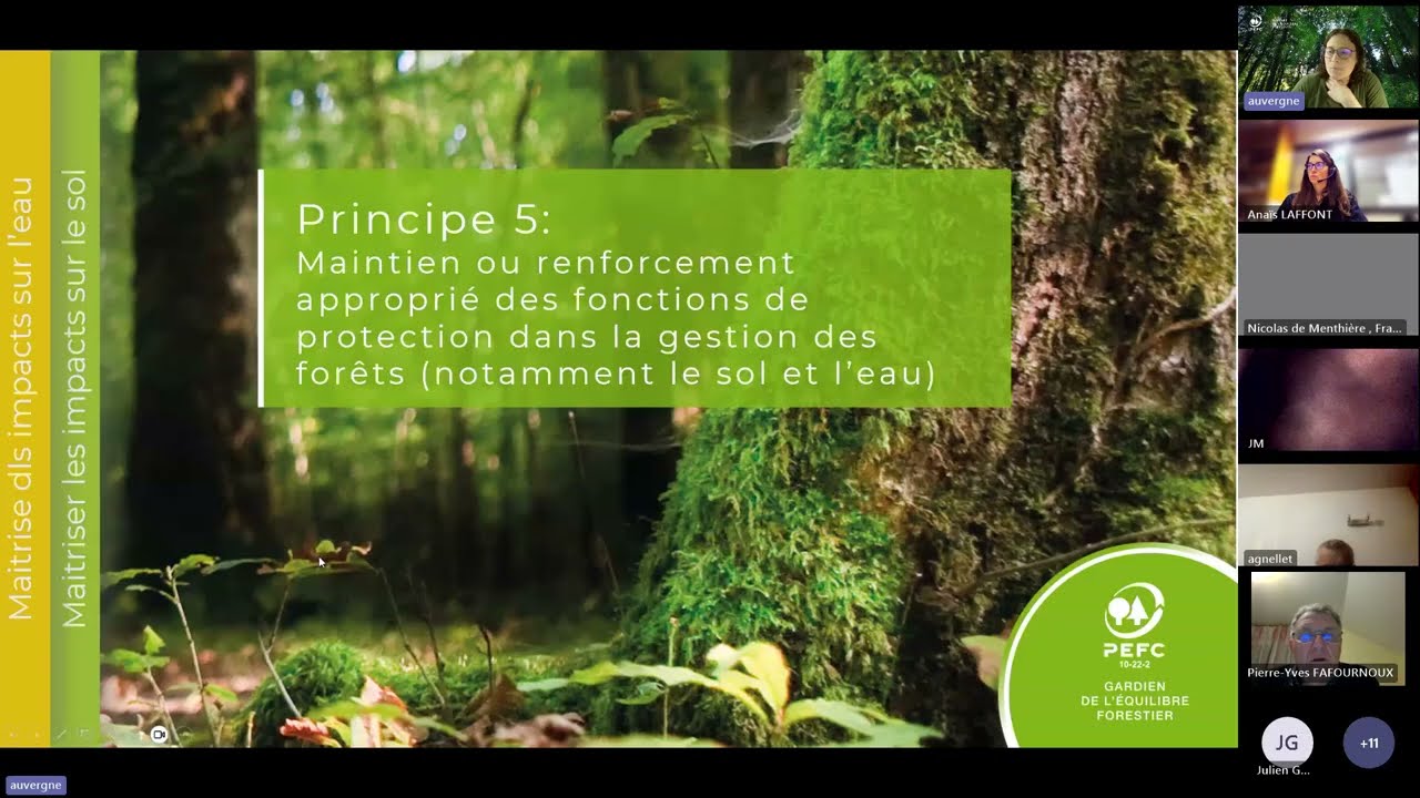WEBINAIRE :  Les principes de gestion forestière PEFC 2/2