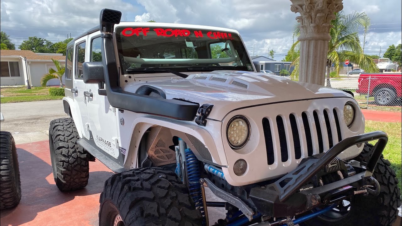 El Snorquel de $80 para mi Wrangler JK