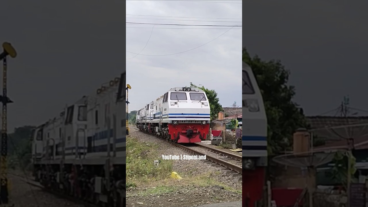 Triple Traksi Lokomotif CC 204!!