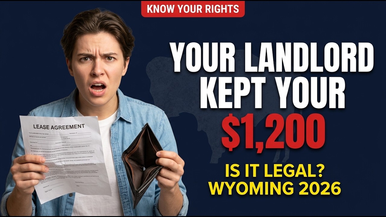 Your Landlord Kept Your Deposit in Wyoming — Here's How to Get It Back (2026 Law)