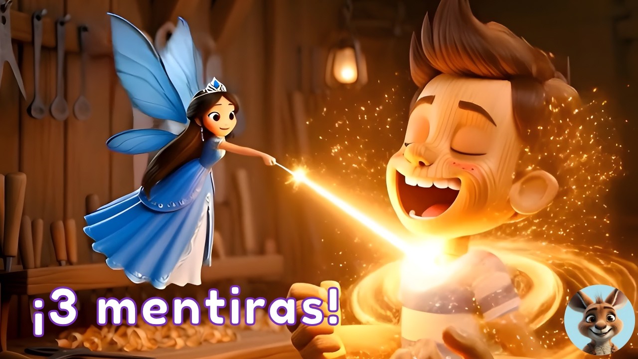 PINOCHO Y LAS 3 MENTIRAS / CUENTOS INFANTILES CON VALORES PARA DORMIR