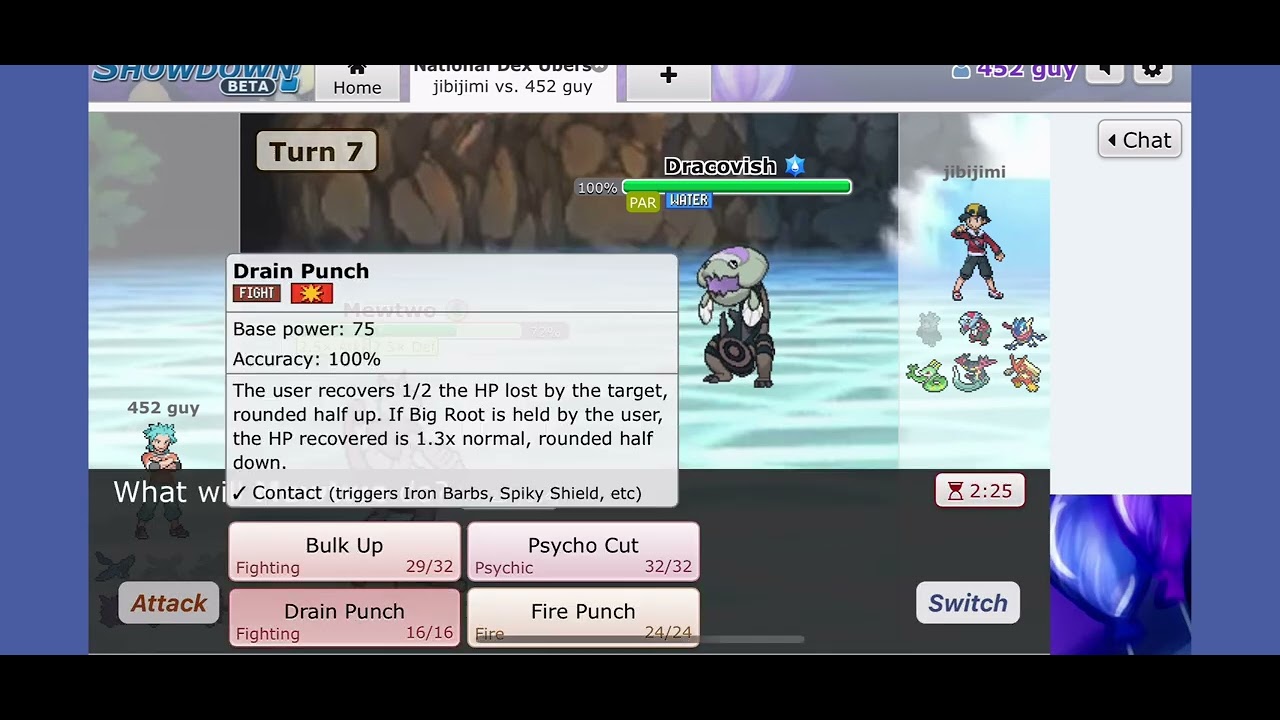 Mega Mewtwo X being a beast 