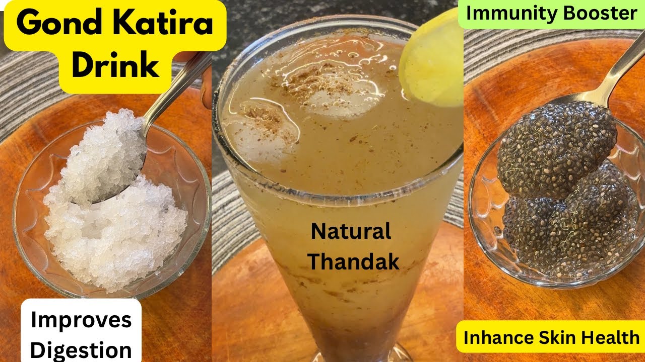 Gond Katira Drink | Super Healthy Weight Loss Drink |Benifits of Gond Katira | Glowing Skin | Detox 