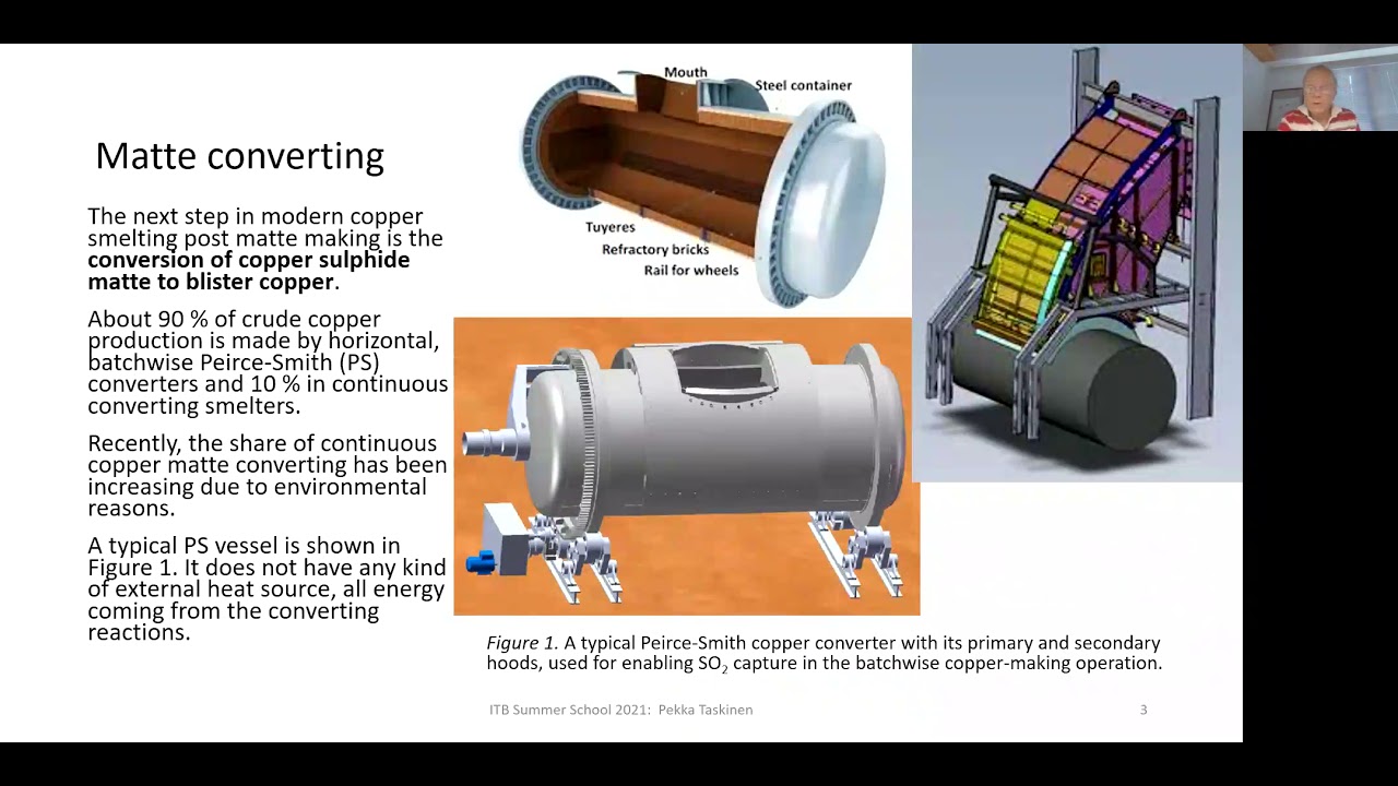 Production of Copper : Matte Converting and Direct to Blister