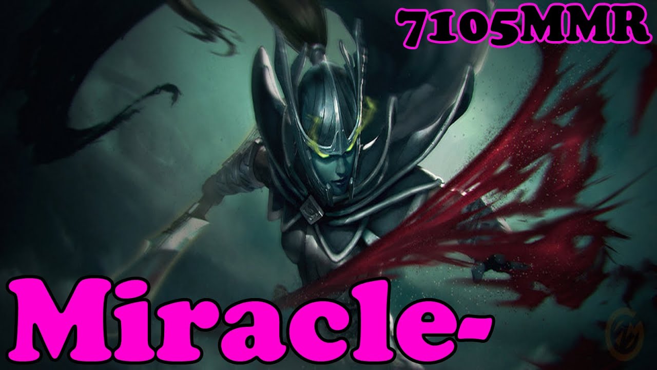 Dota 2 - Miracle- 7105 MMR Plays Phantom Assassin vol 1 - Ranked Match Gameplay
