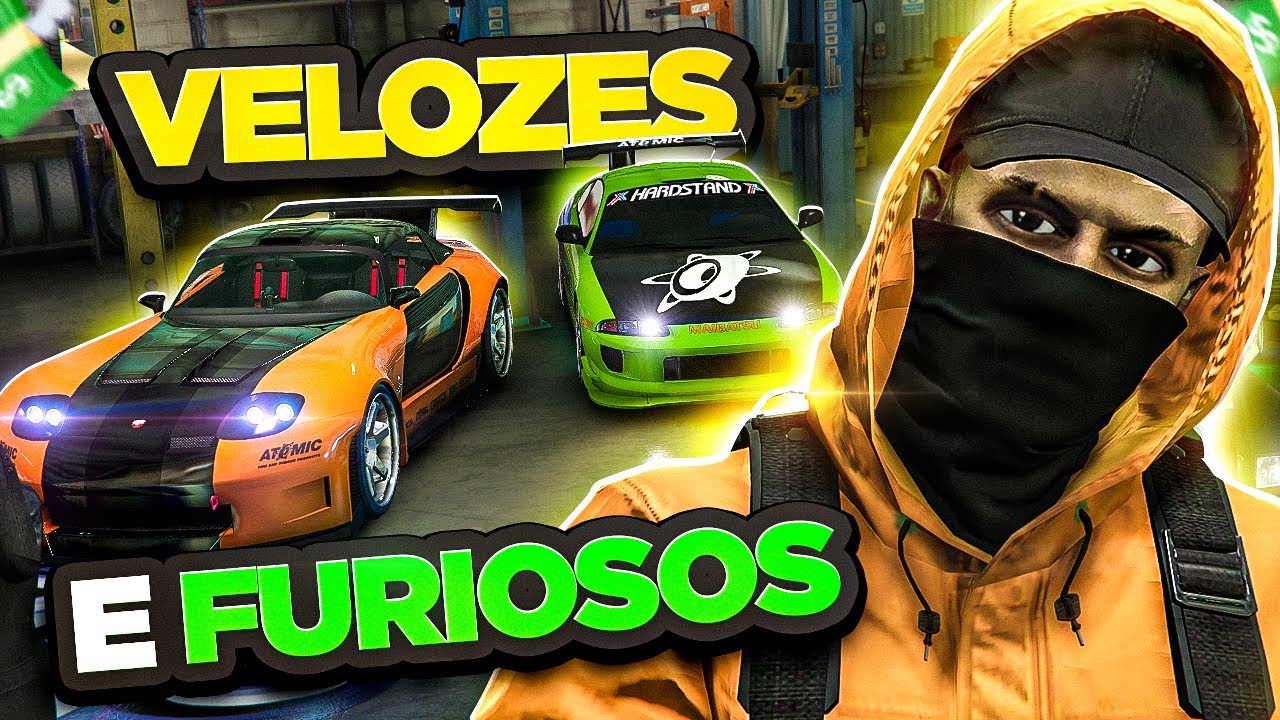 RACHA COM OS CARROS DO VELOZES E FURIOSOS MAS QUEM PERDER VENDE O CARRO! GTA 5 Online
