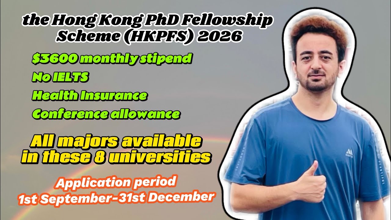 the Hong Kong PhD Fellowship Scheme (HKPFS) 2026 || highest paid PhD scholarship