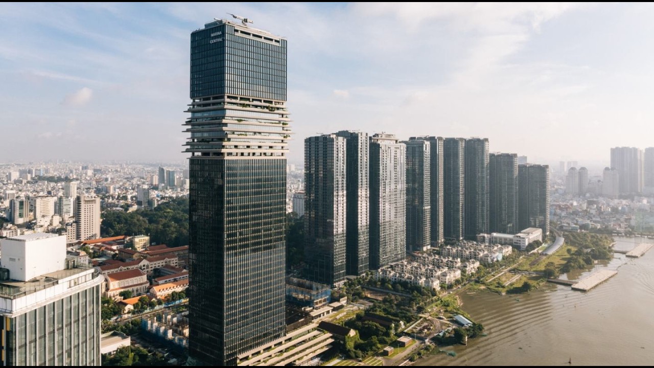 Saigon Marina IFC building in Ho CHi Minh City, Vietnam #supernamn 