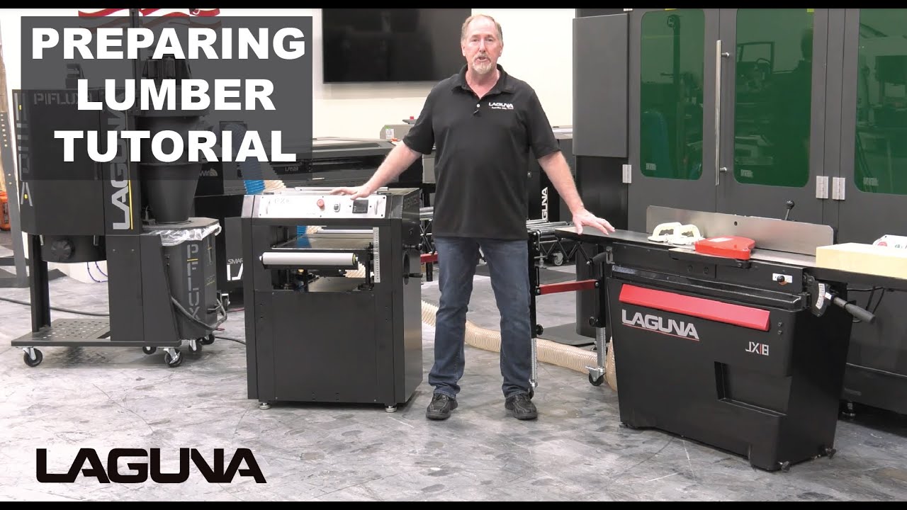 Preparing Lumber For Square Cuts | JX|8 QuadTec: I Jointer  | PX|16 | Laguna Tools