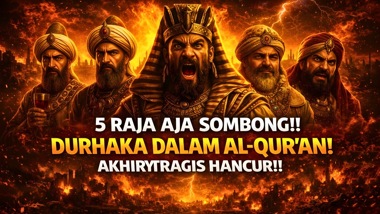 Kisah 5 Raja Paling Sombong & Durhaka dalam Al-Qur’an! Akhir Hidup Mereka Sangat Tragis & Hina!
