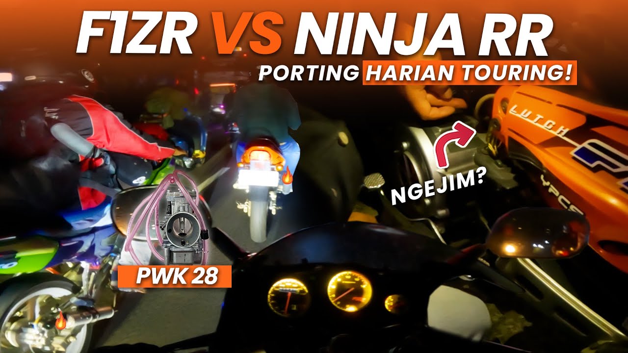 F1zr vs Ninja RR 150 cc Porting + Karbu Pwk 28! Berani Lawan?