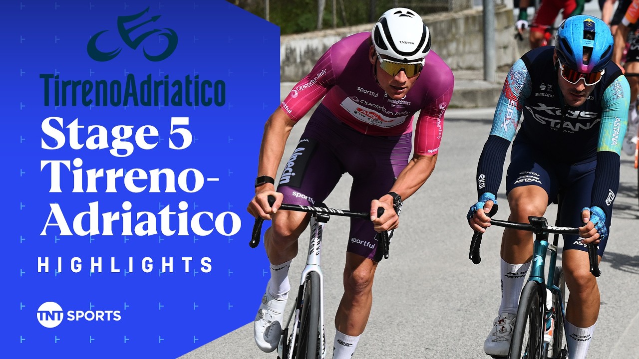COMEBACK WIN! 💪 | Men's Elite Stage 5 Tirreno-Adriatico 2026 Highlights | TNT Sports Cycling
