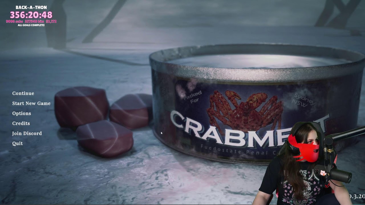 Playing crabmeat then chat's game of choice