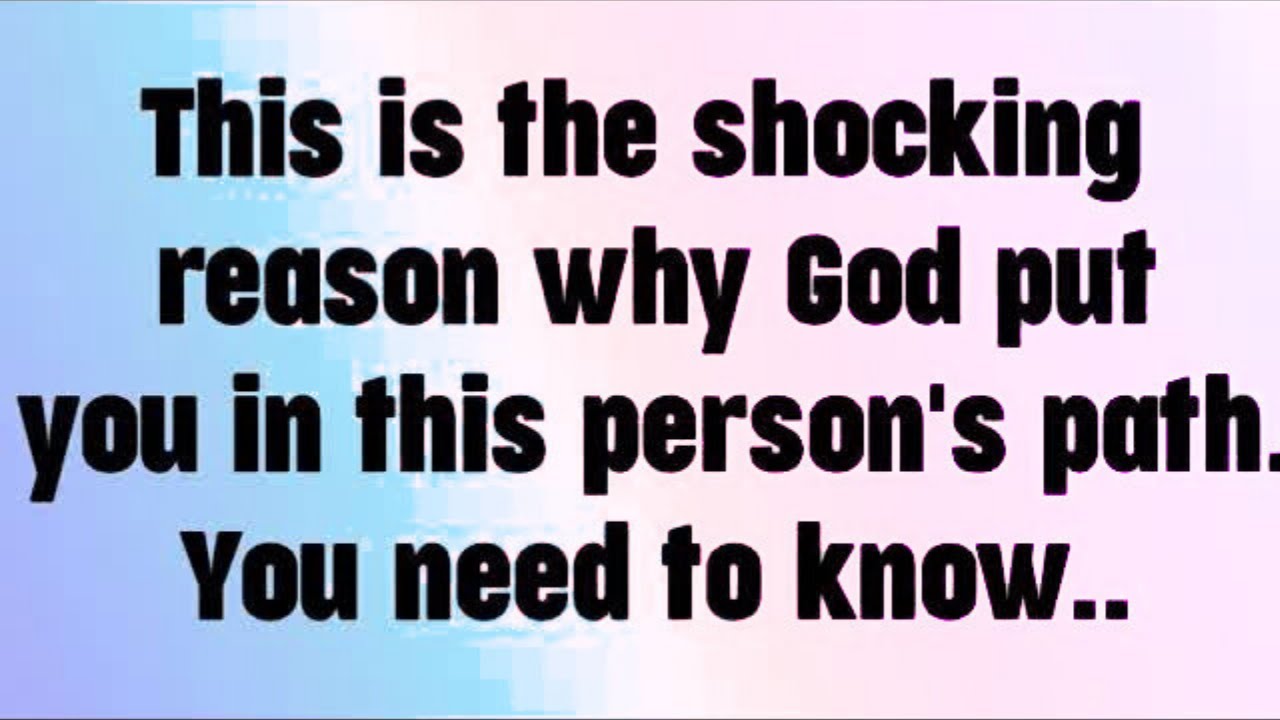 💌 God Message today! This is the shocking reason why God put you in...