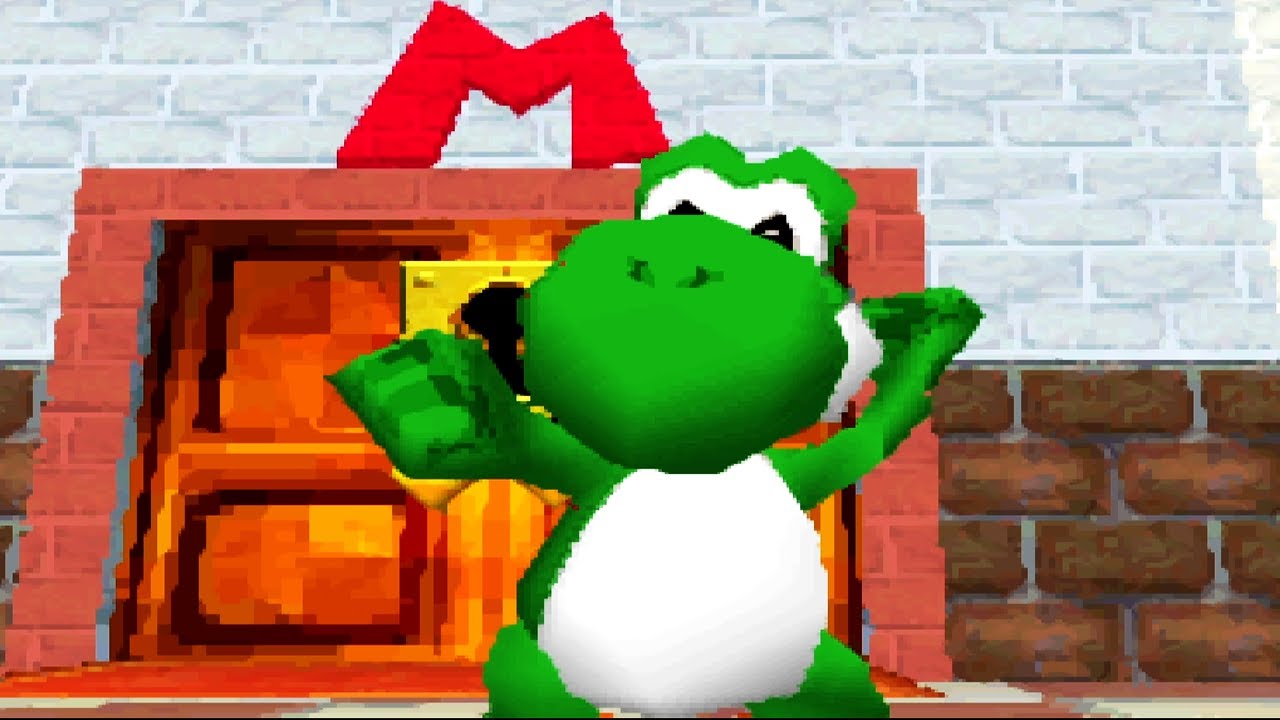 Super Mario 64 DS but Mario is actually Yoshi