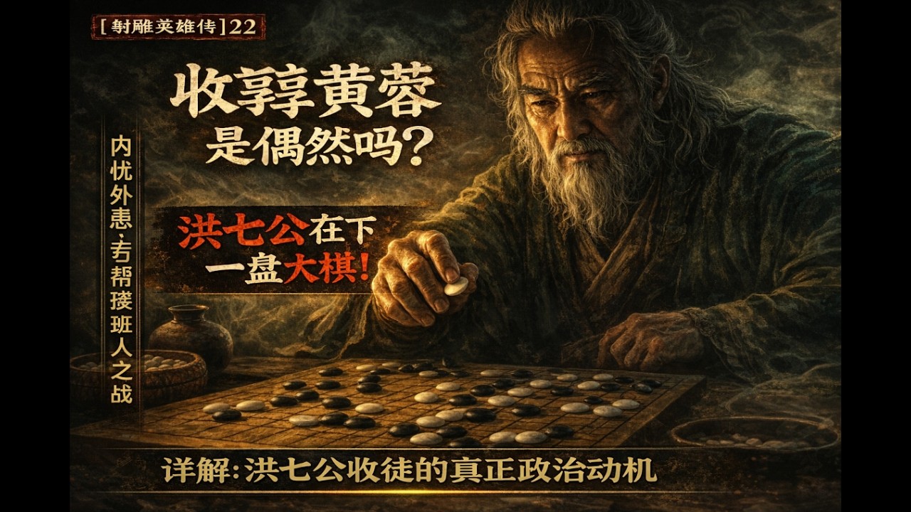 收郭靖黄蓉是偶然吗？洪七公在下一盘大棋【射雕英雄传】22#射雕英雄傳 #金庸