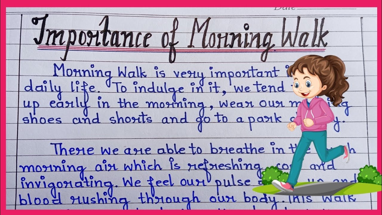 Importance of Morning Walk essay in english | article on Morning walk | essay on morning walk |