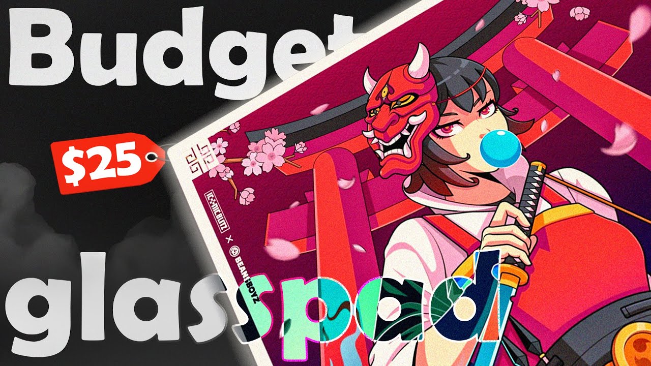 Best Budget Glasspad Ever | Iconic Blitz Sakura Prism Glasspad