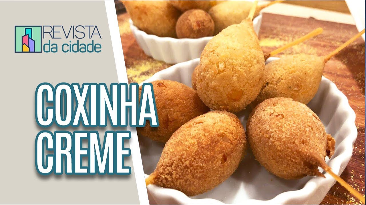 Coxinha creme no palito - Revista da Cidade (25/09/19)