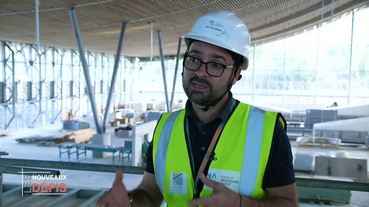 La nouvelle aérogare ouest de l'aéroport Roland Garros