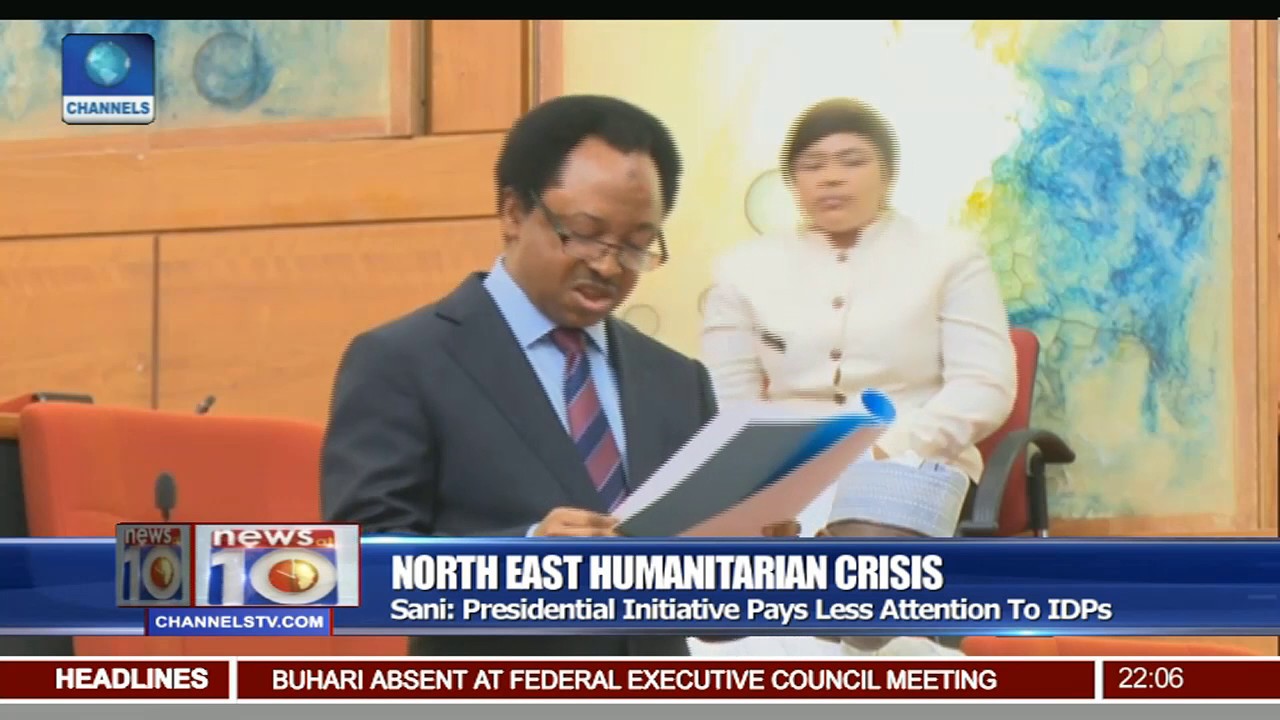 North East Humanitarian Crisis: Ad-Hoc Cmte Chairman Presents Reports To Senators