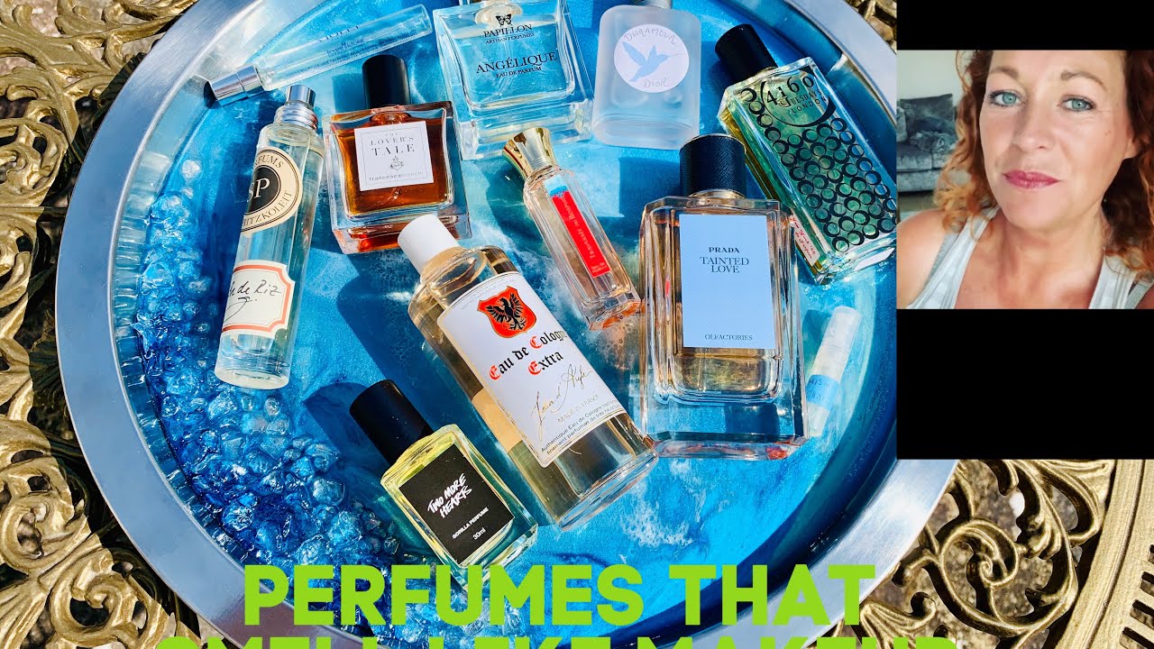 Fragrances that smell like makeup - powder and lipstick perfumes