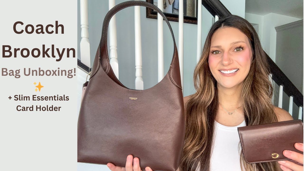 Coach Brooklyn 28 Bag Review + Slim Essentials Card Holder