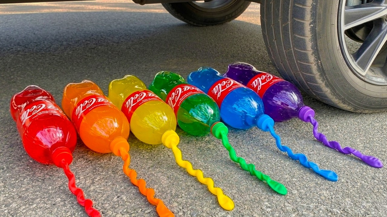 Car Crush Jelly Fruit Experiment Test | Crushing Crunchy & Soft Things vs Car | 999 ASMR
