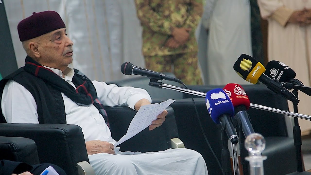 لقاء فخامة رئيس مجلس النواب المستشار عقيله صالح بشباب قبائل العبيدات