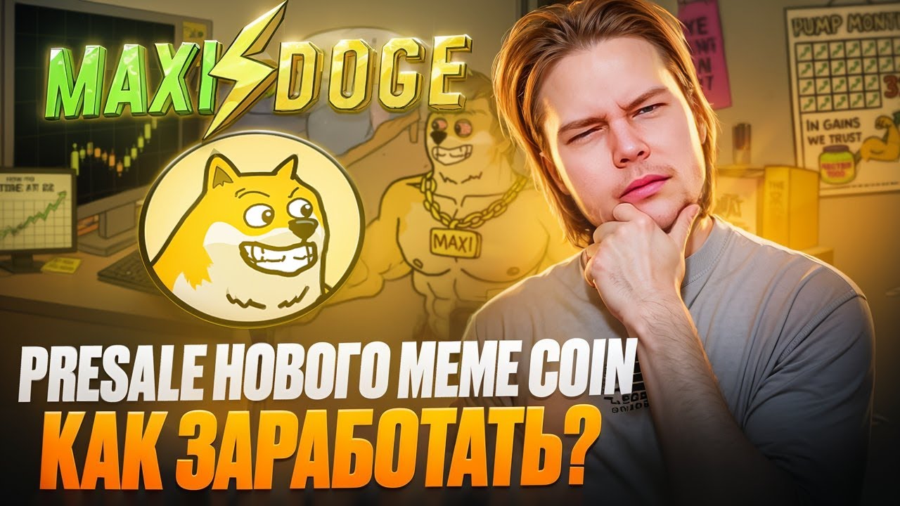 Maxi Doge Token : Presale Нового Doge Meme Coin |  Стейкинг Maxi Doge🤑