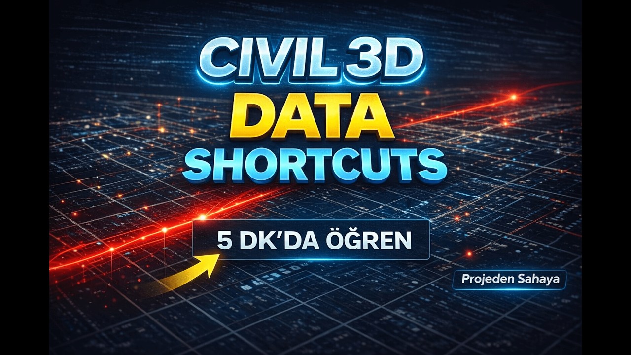 Civil 3D Data Shortcuts Nedir? | 5 Dakikada Öğren